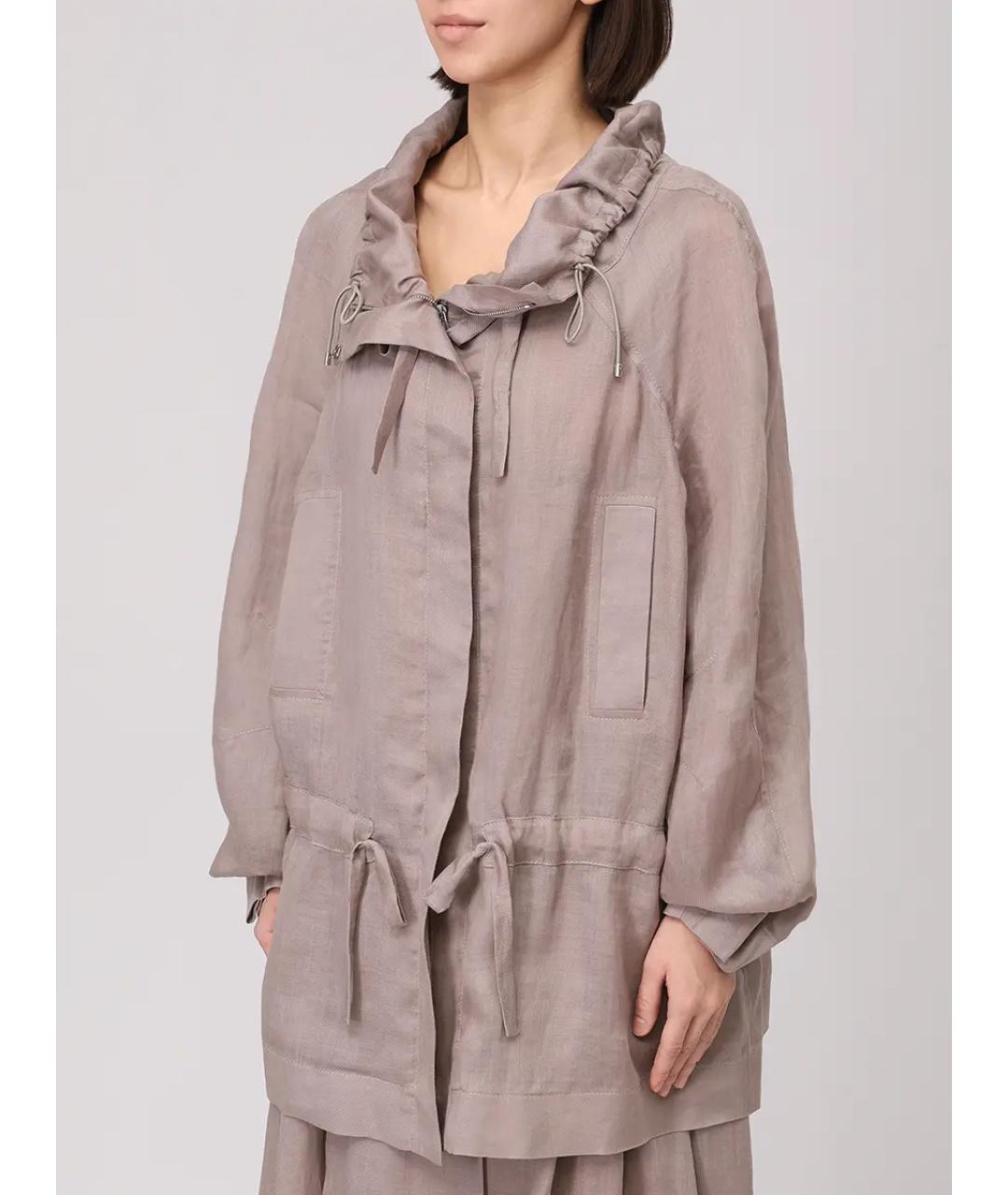 ALBERTA FERRETTI Бежевая куртка, фото 2