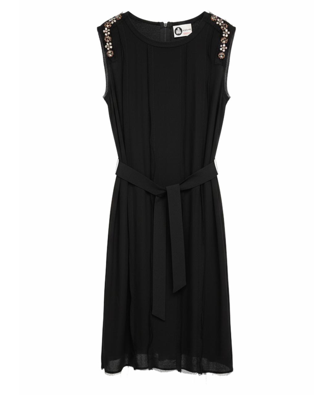 LANVIN Черное повседневное платье, фото 1