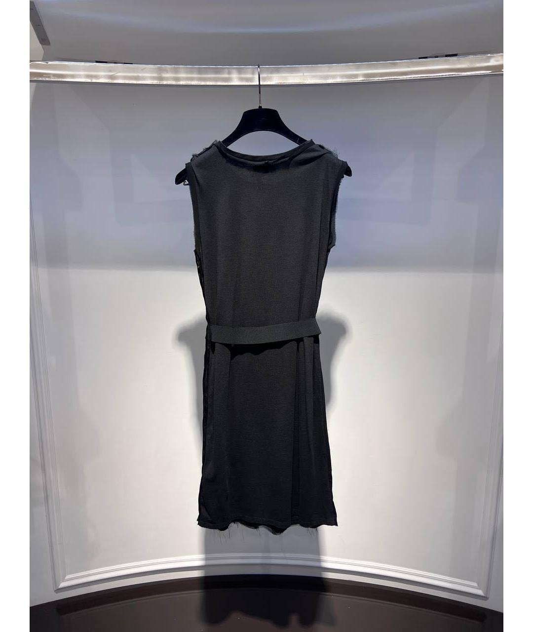 LANVIN Черное повседневное платье, фото 2