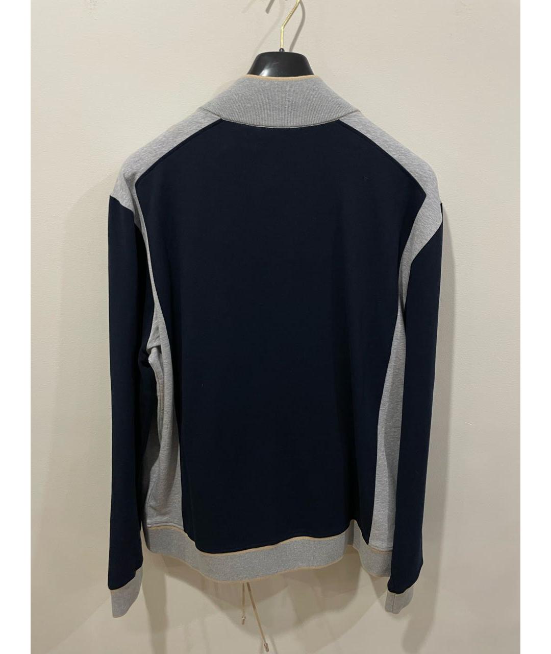 STEFANO RICCI Темно-синий хлопко-эластановый спортивный костюм, фото 3