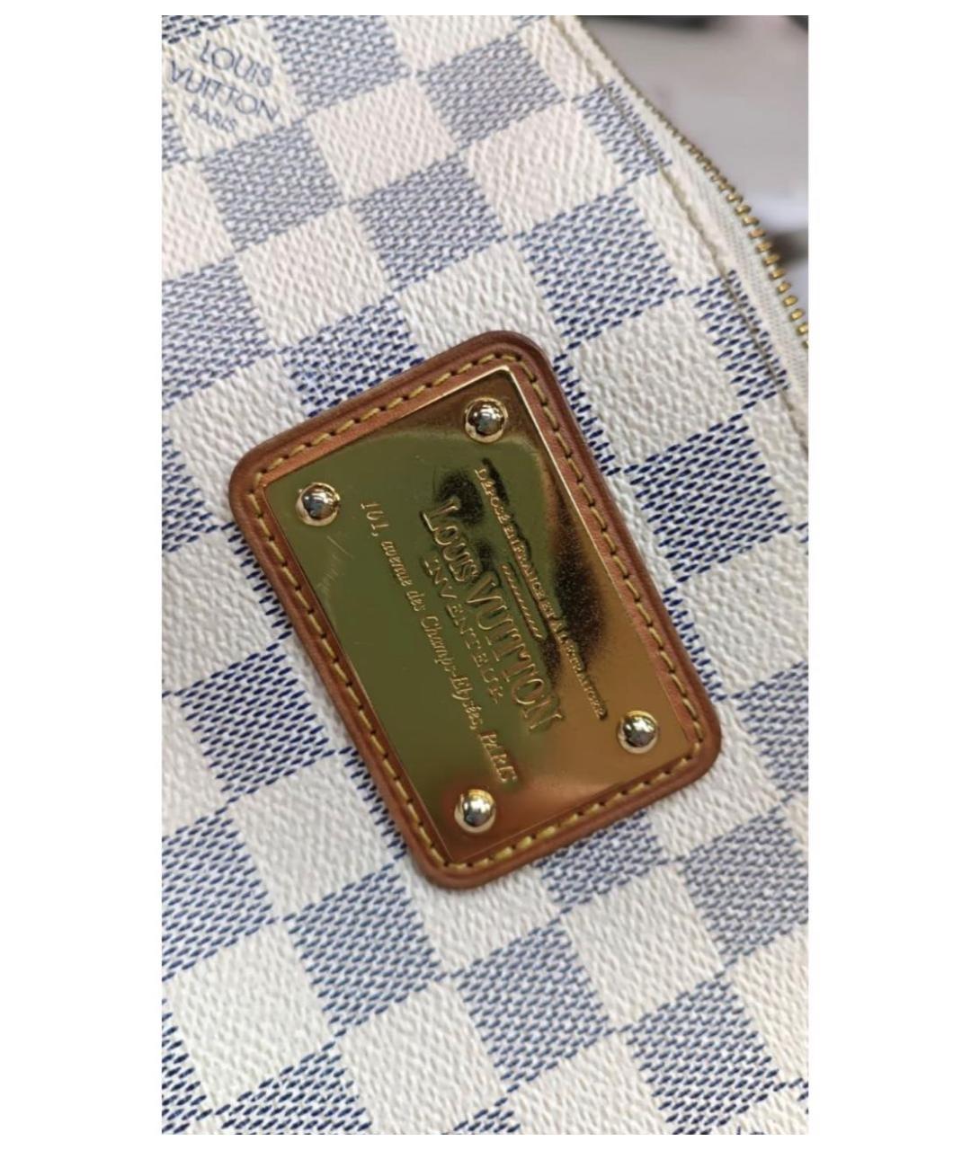 LOUIS VUITTON Бежевая кожаная сумка через плечо, фото 4