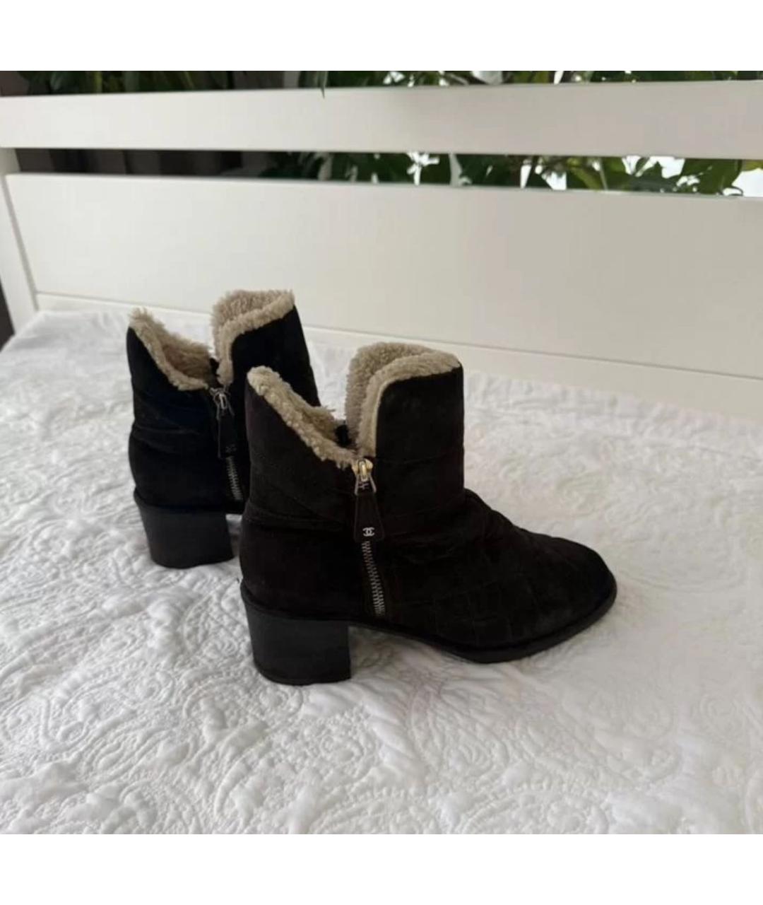 CHANEL Замшевые ботильоны, фото 8