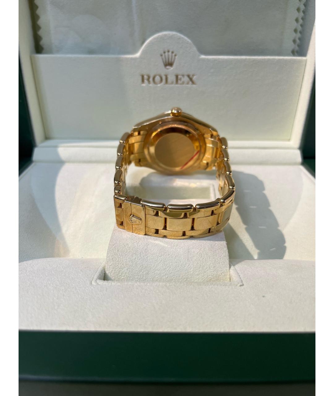 ROLEX Розовые часы из желтого золота, фото 7