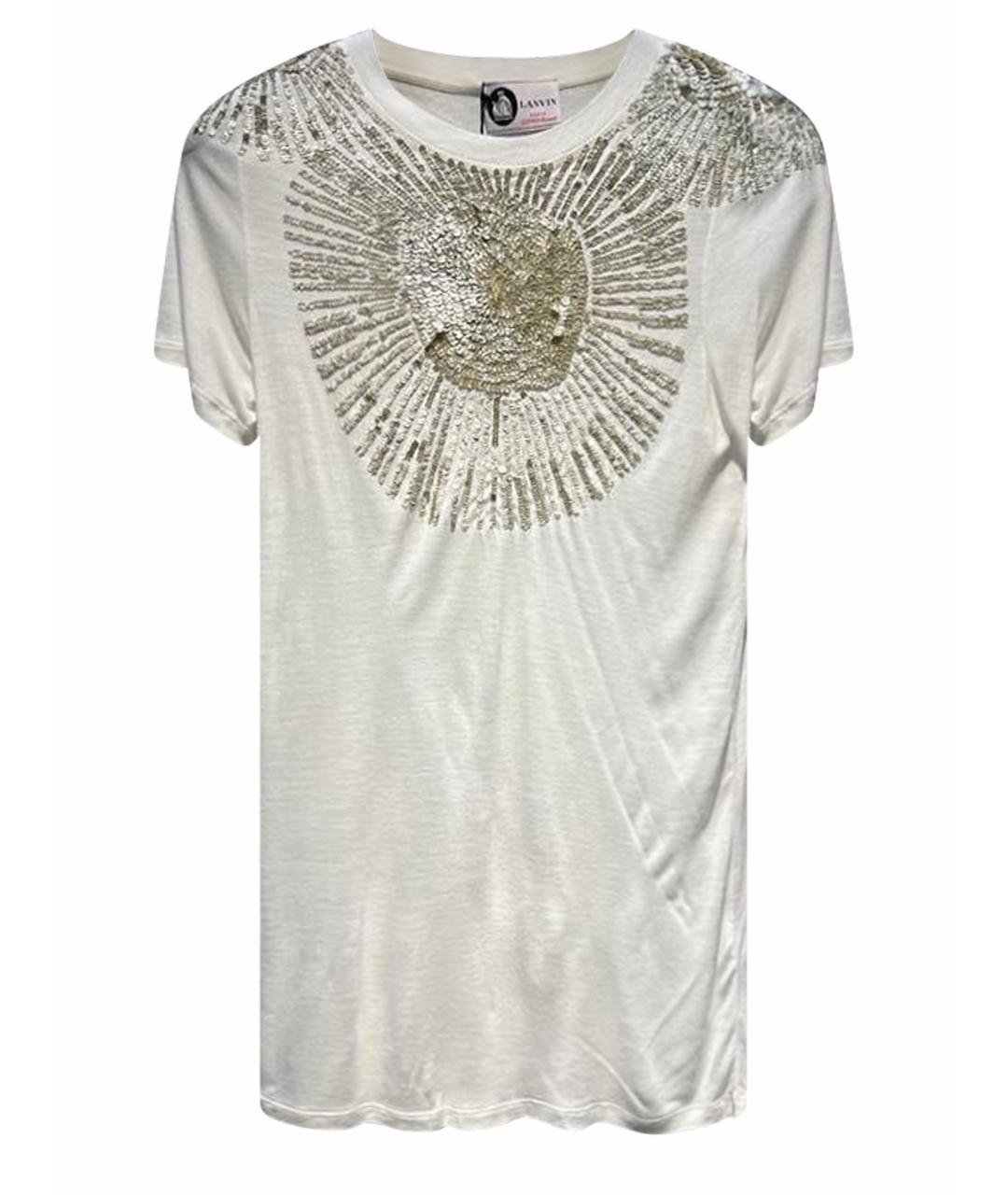 LANVIN Белая футболка, фото 1