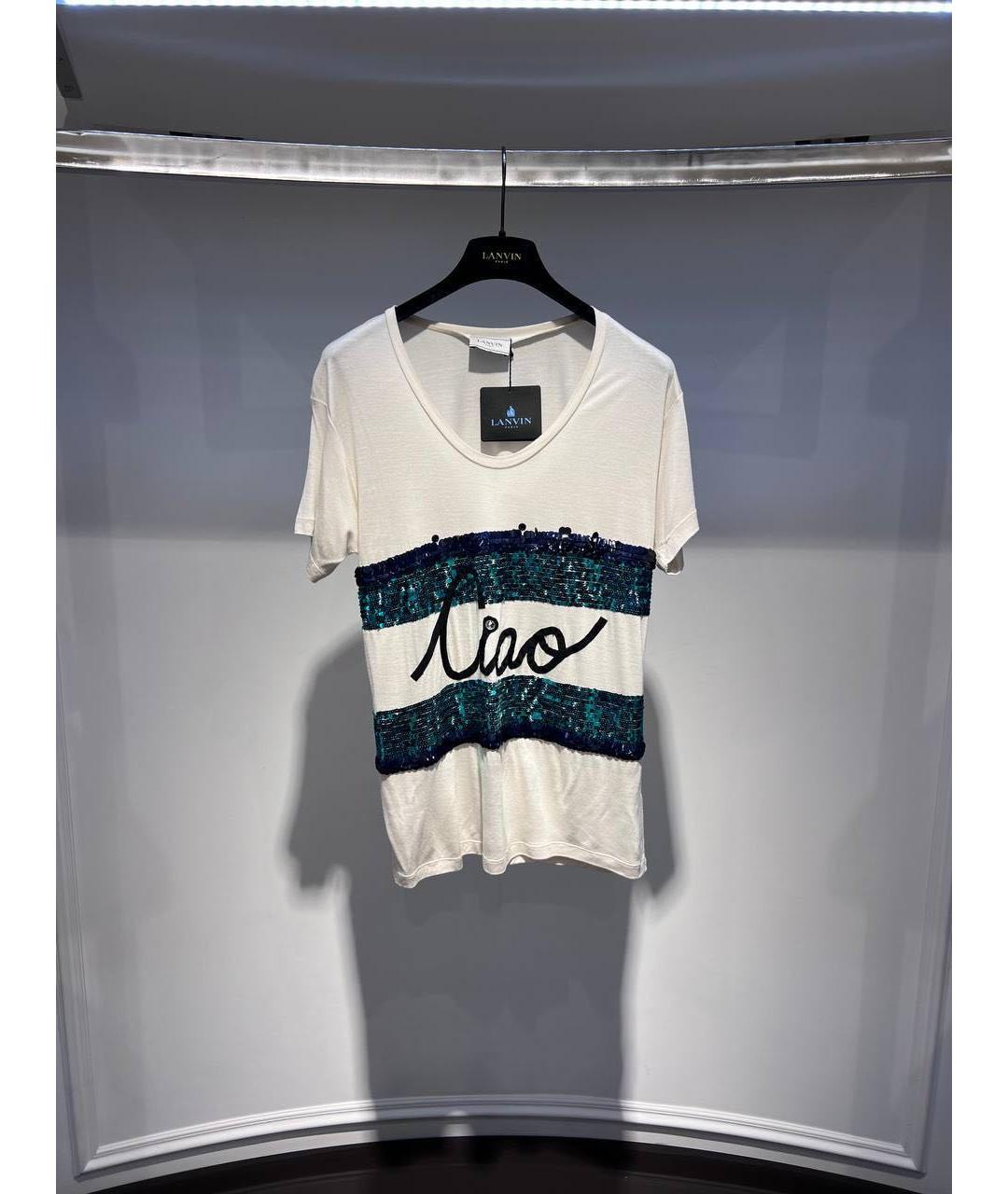 LANVIN Мульти футболка, фото 3