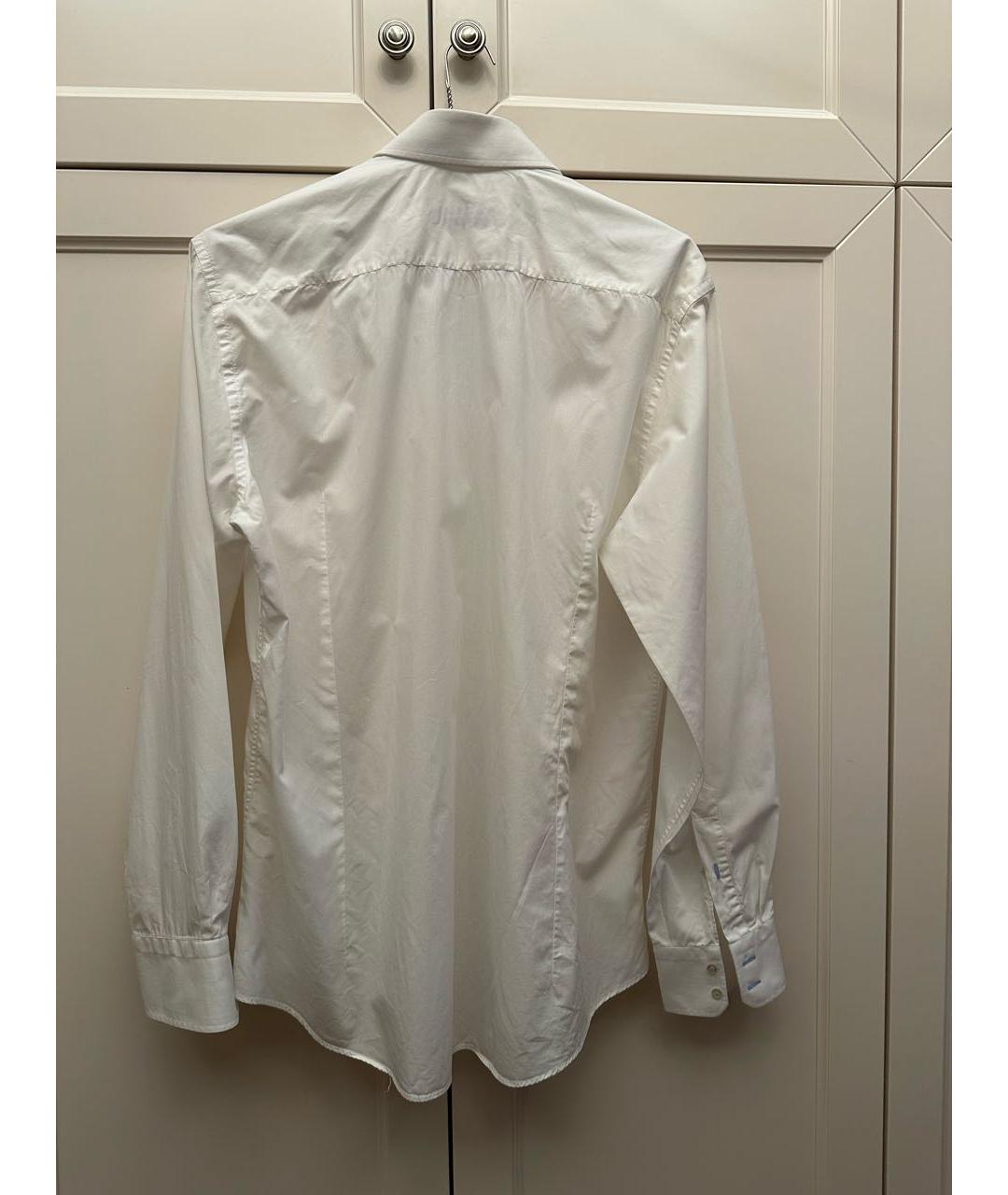 PAL ZILERI Белая хлопковая классическая рубашка, фото 2