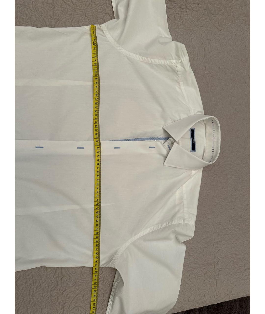 PAL ZILERI Белая хлопковая классическая рубашка, фото 5