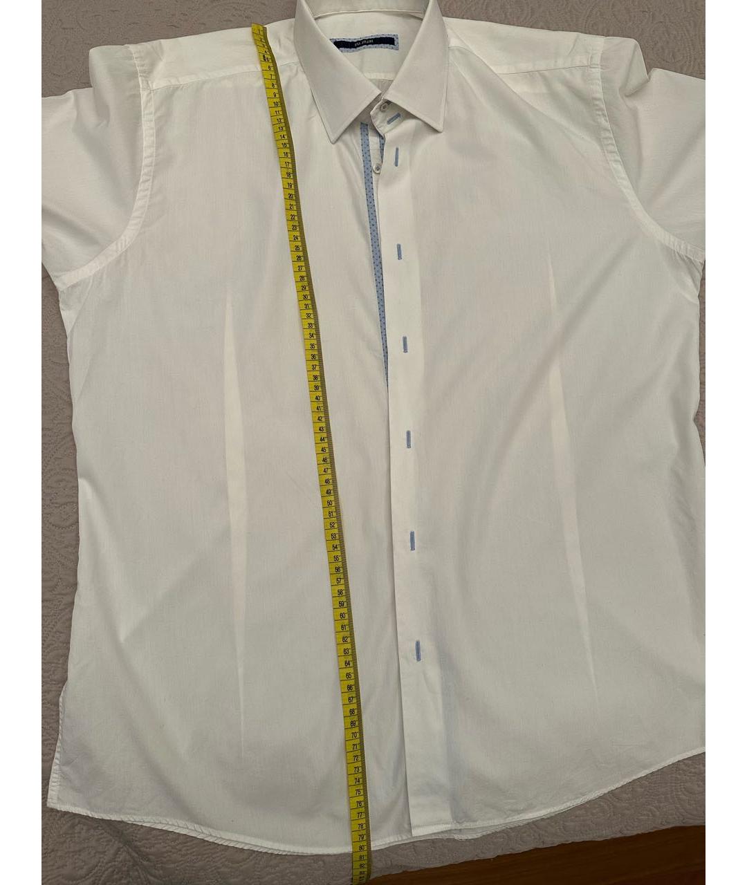 PAL ZILERI Белая хлопковая классическая рубашка, фото 6