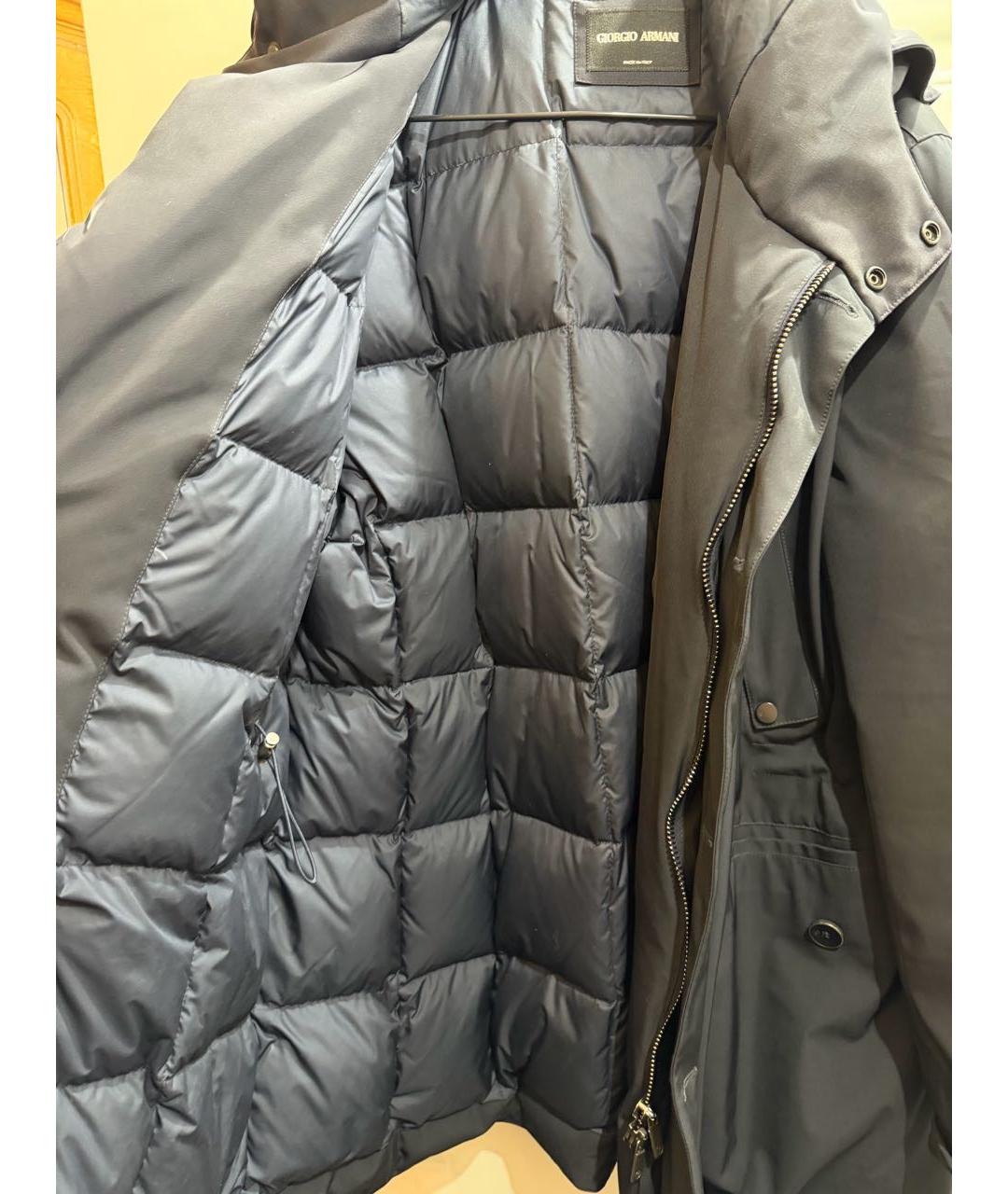 GIORGIO ARMANI Темно-синяя куртка, фото 2