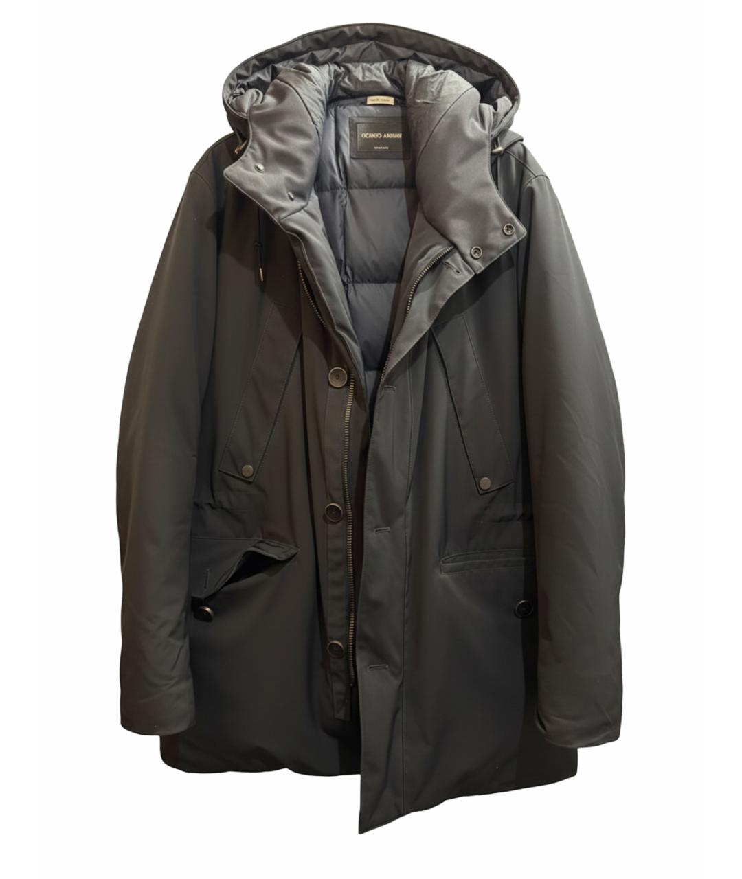 GIORGIO ARMANI Темно-синяя куртка, фото 1