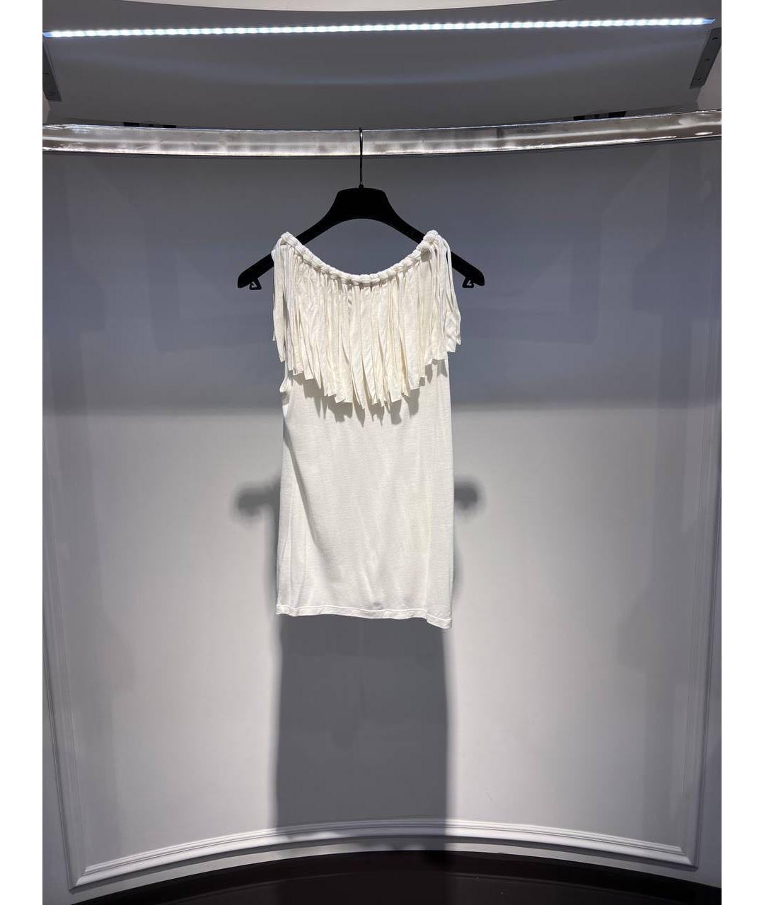 LANVIN Белая майка, фото 2