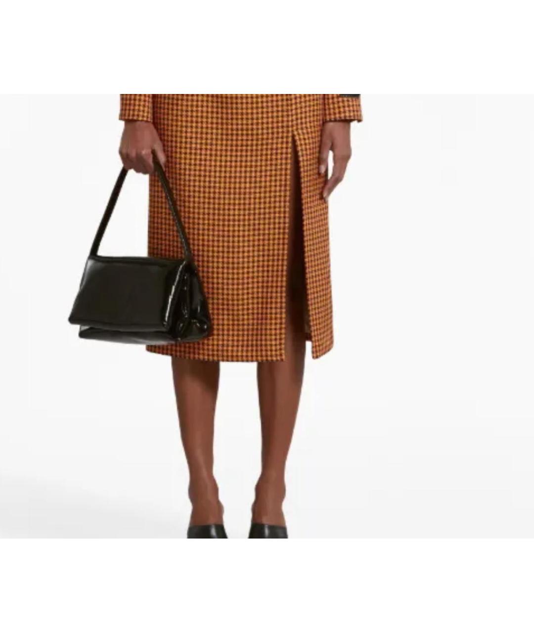 MARNI Черная сумка через плечо из лакированной кожи, фото 4