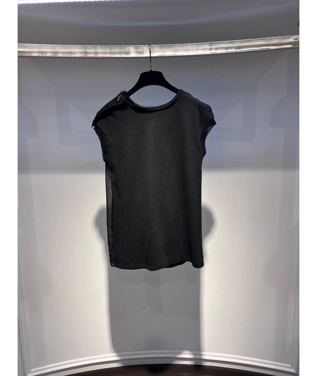 LANVIN Черная футболка, фото 2