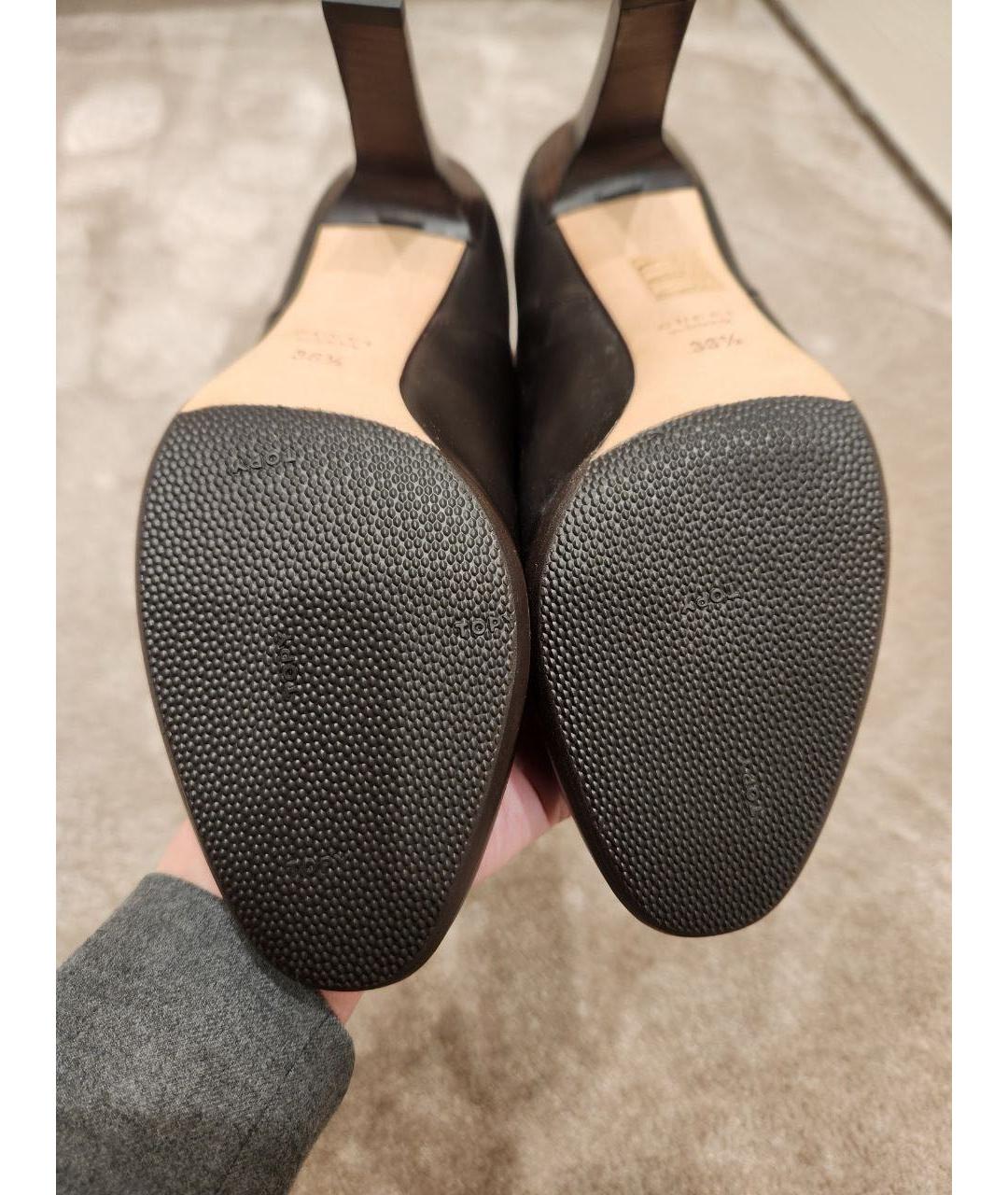 GUCCI Черные кожаные сапоги, фото 7