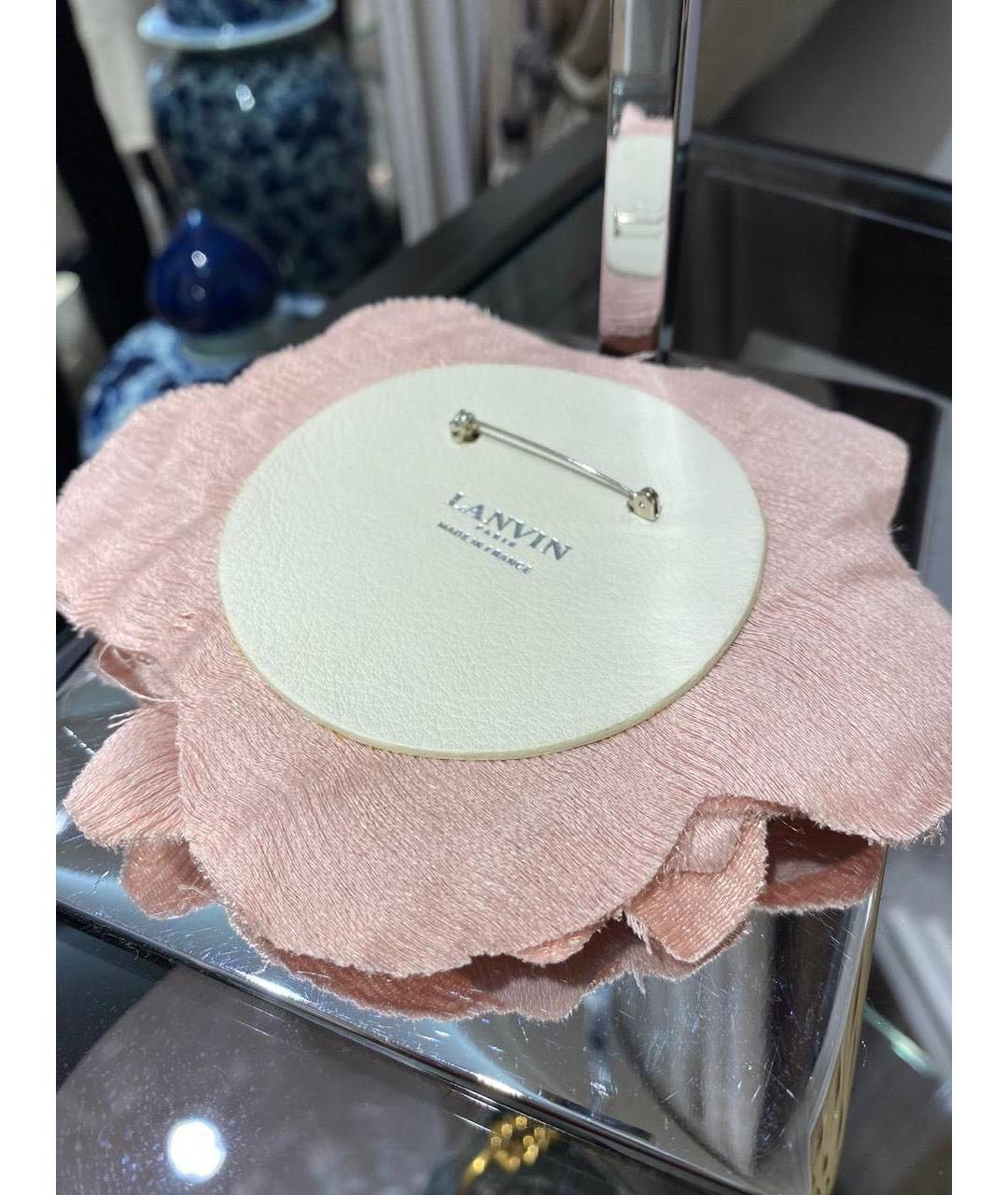 LANVIN Розовая булавка / брошь, фото 3