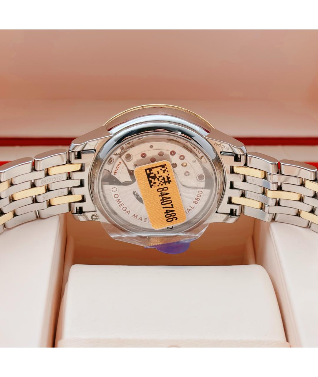 OMEGA Желтые часы из розового золота, фото 7