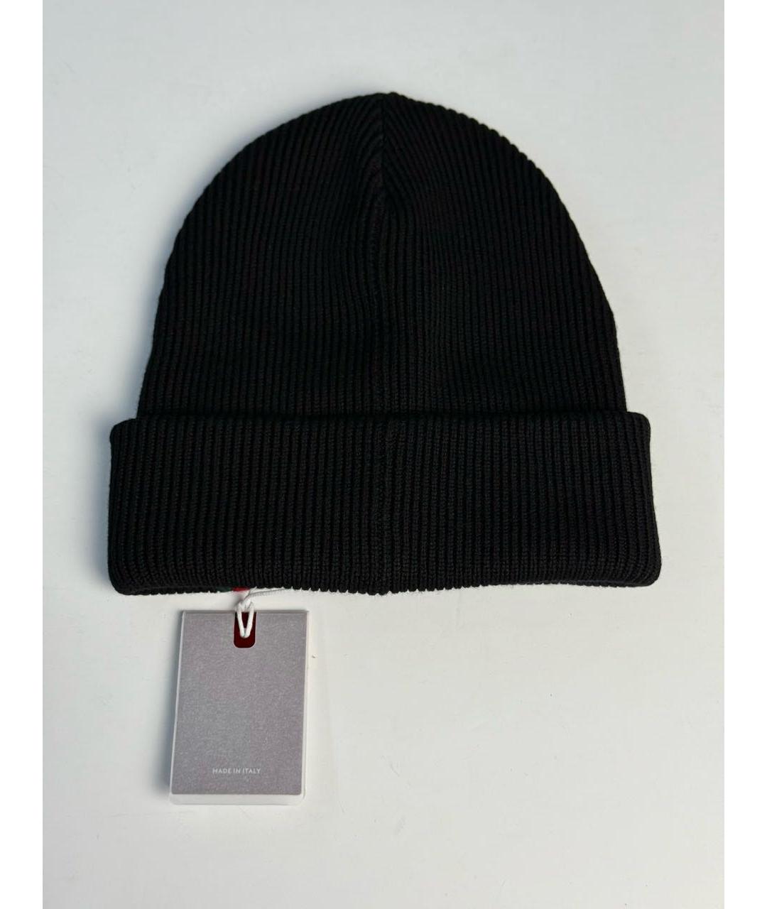GUCCI Черная шерстяная шапка, фото 4