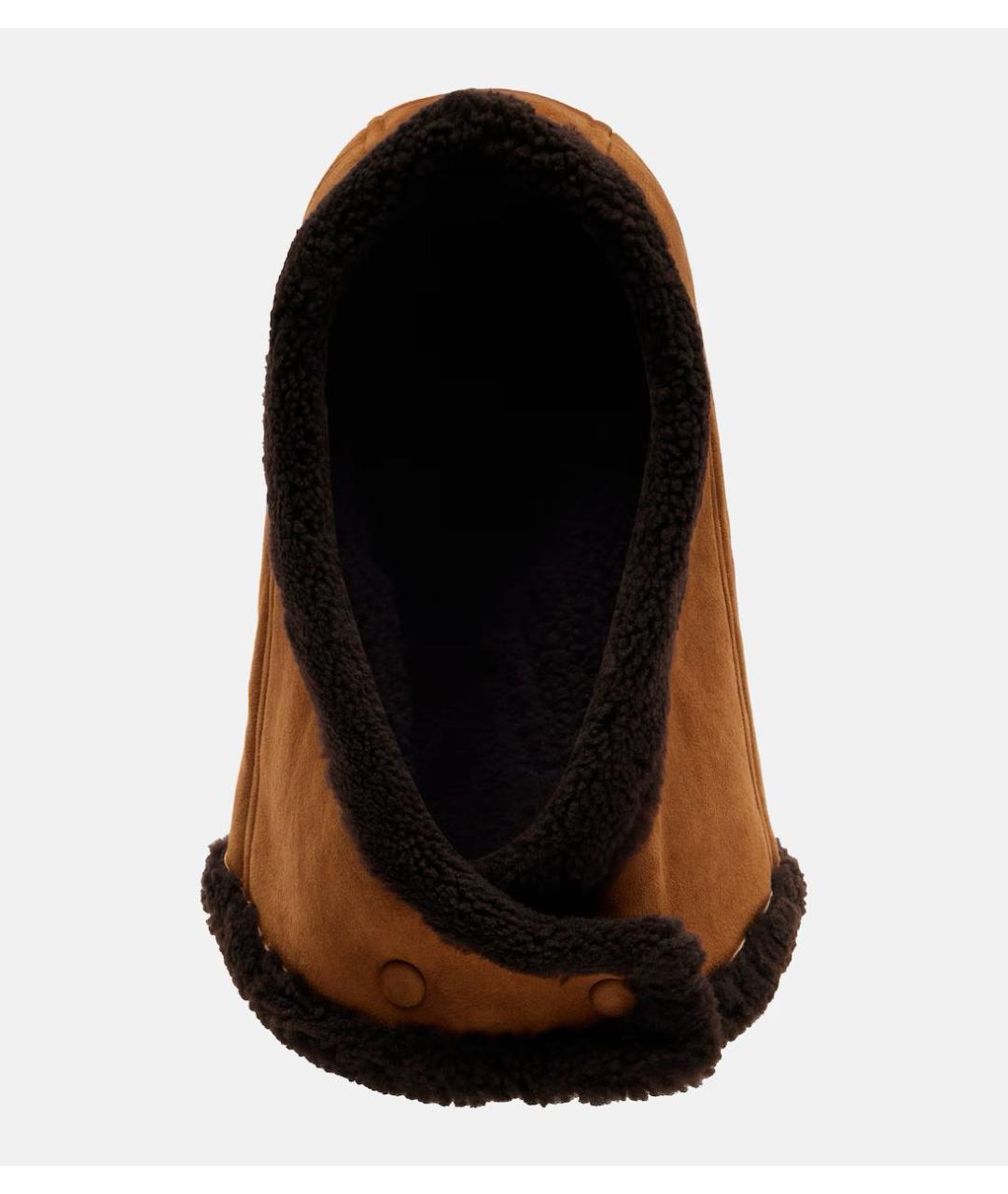 YVES SALOMON Коричневый капюшон, фото 4