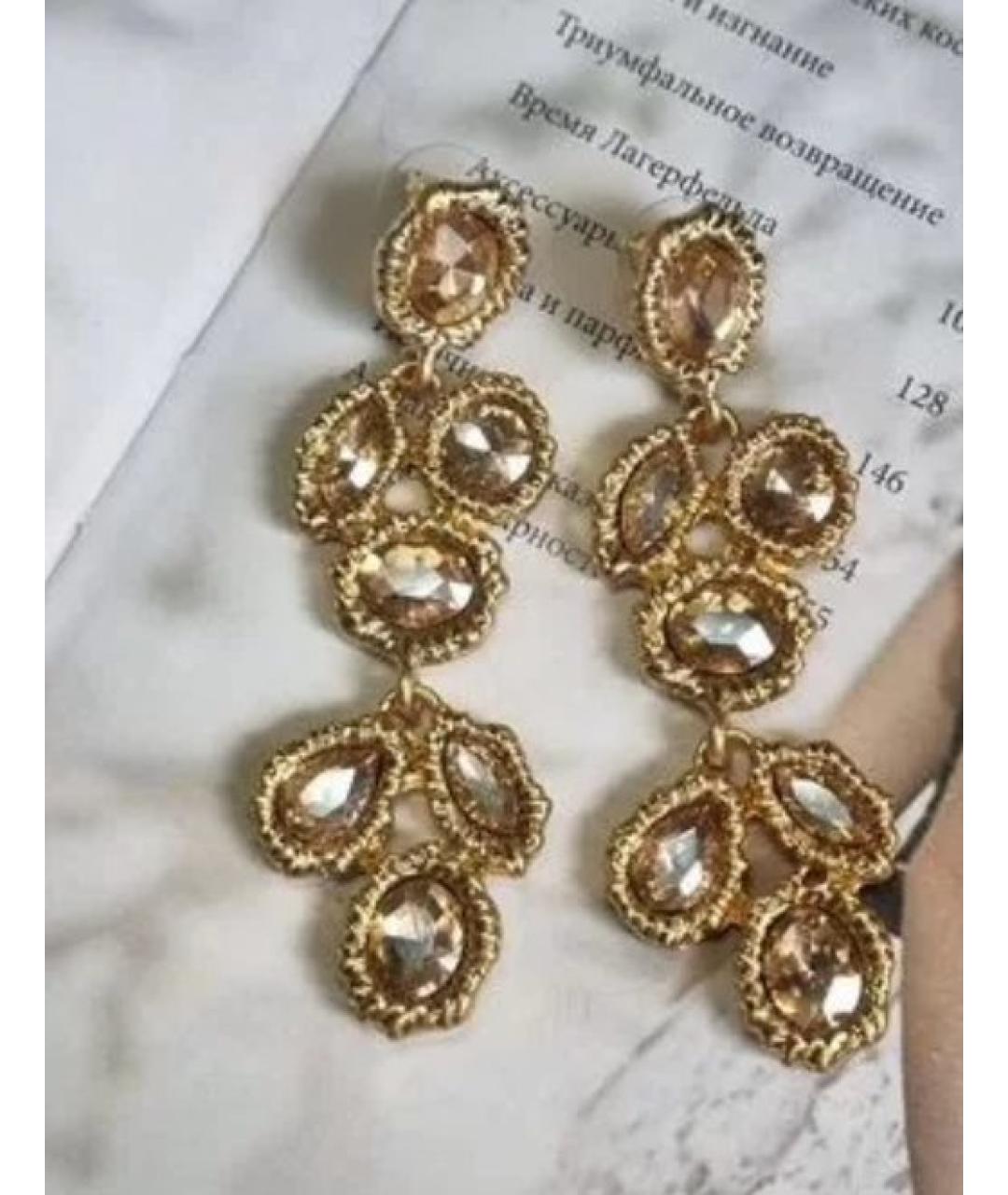 OSCAR DE LA RENTA Золотые серьги, фото 3