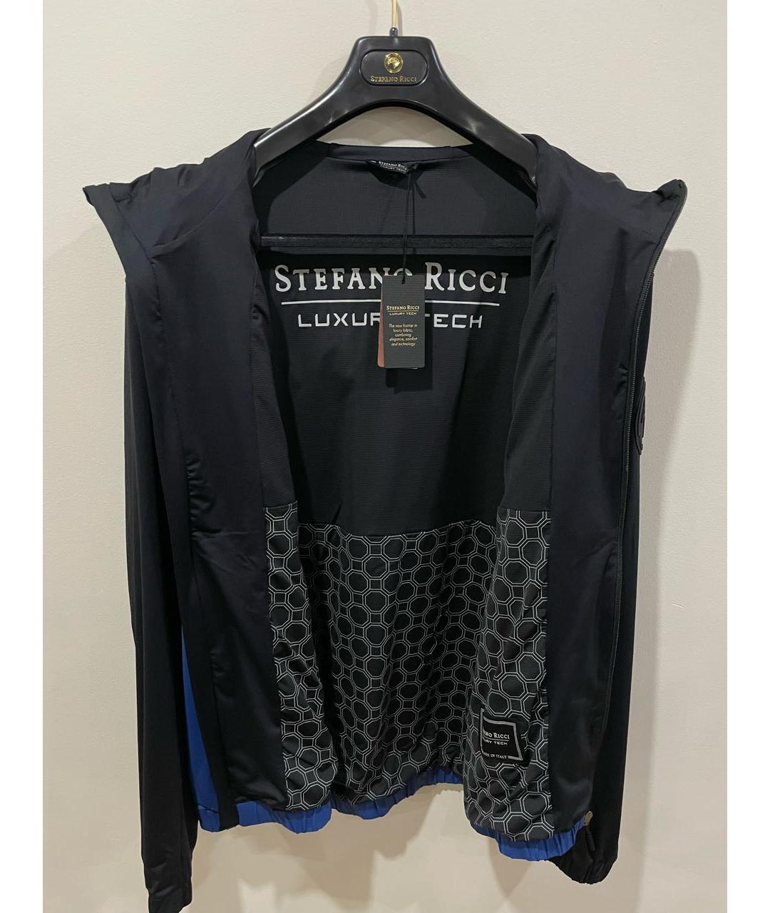 STEFANO RICCI Черная полиамидовая куртка, фото 3