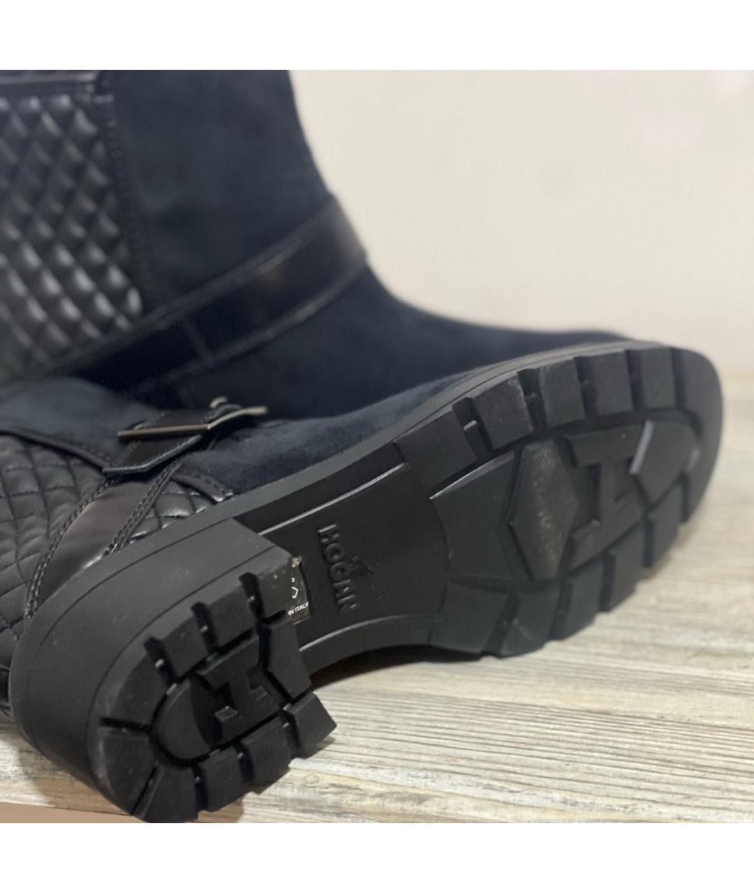 HOGAN Черные замшевые ботильоны, фото 5