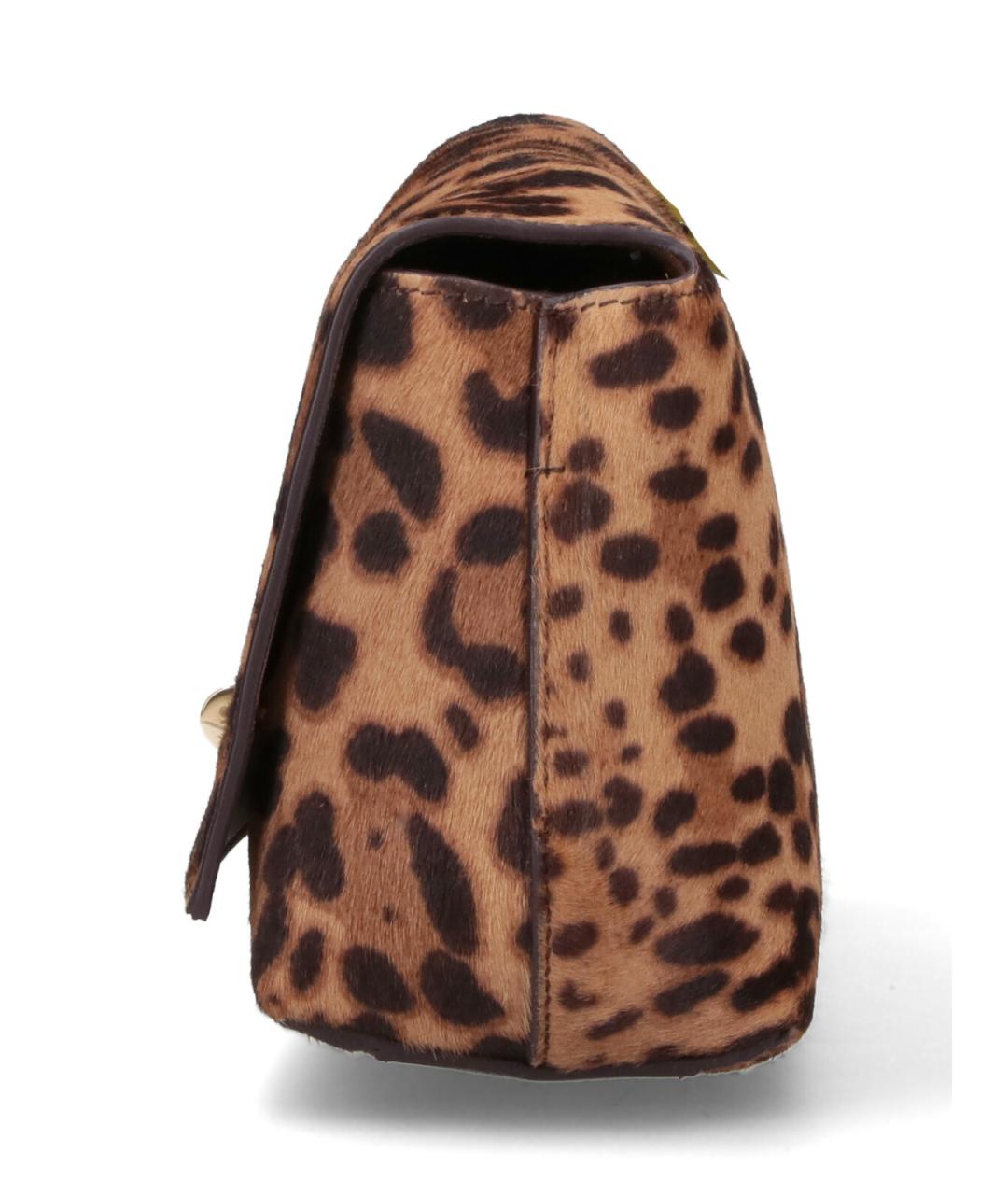 ANYA HINDMARCH Коричневая кожаная сумка через плечо, фото 5