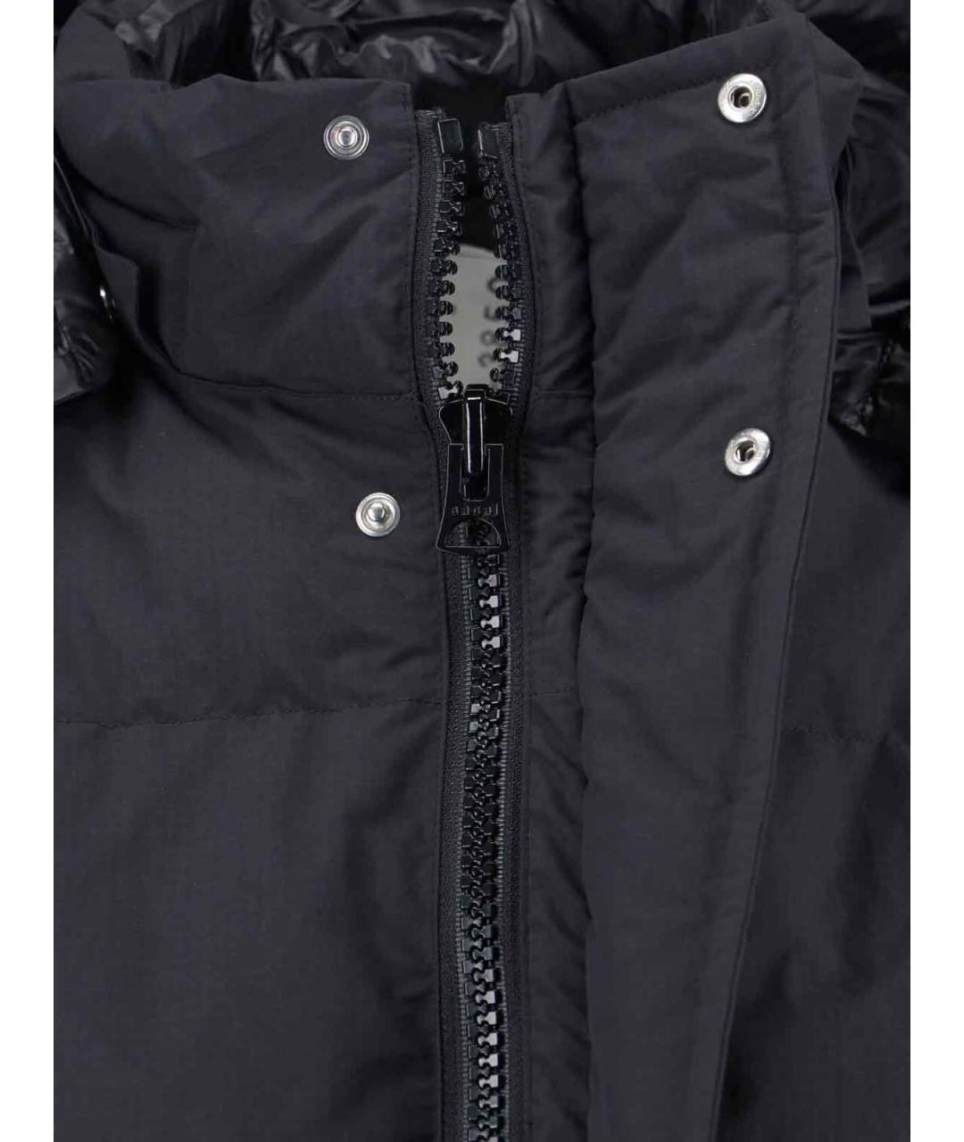 SACAI Черный полиэстеровый пуховик, фото 5