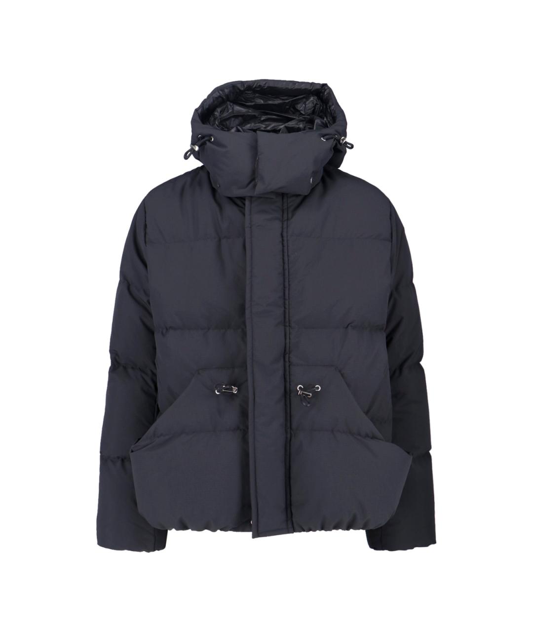 SACAI Черный полиэстеровый пуховик, фото 1