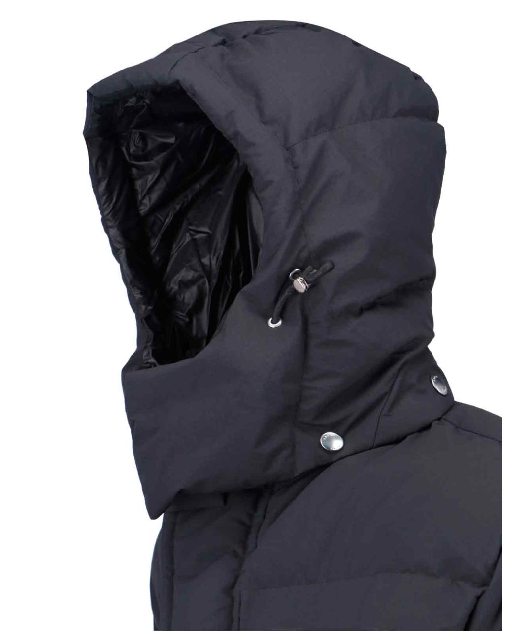 SACAI Черный полиэстеровый пуховик, фото 3