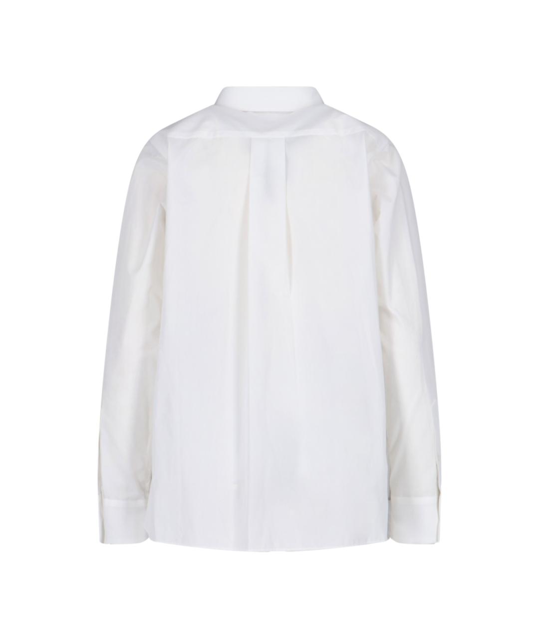 SACAI Белая хлопковая рубашка, фото 2