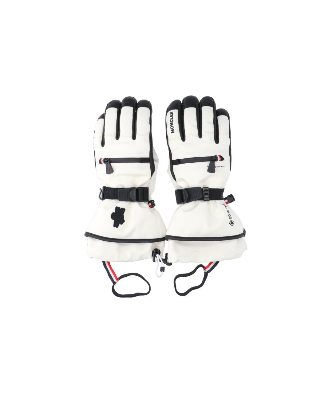 MONCLER GRENOBLE Белые перчатки, фото 1