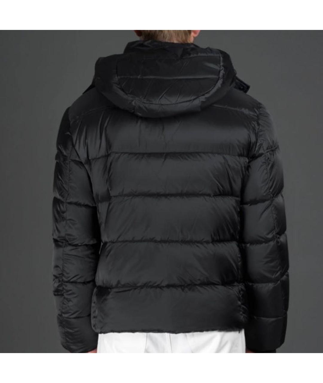 MOORER Черный полиамидовый пуховик, фото 5