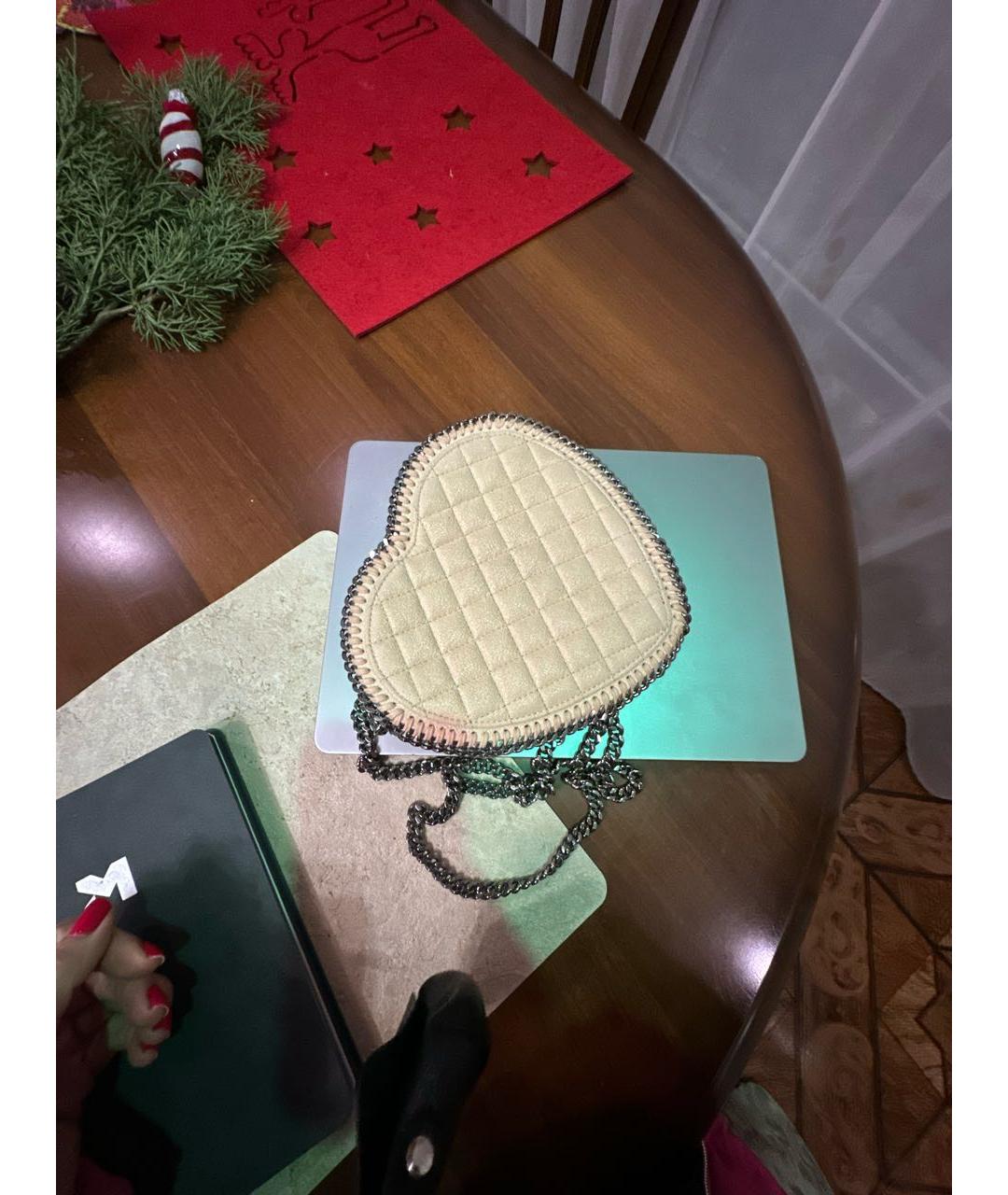 STELLA MCCARTNEY Розовая замшевая сумка через плечо, фото 3