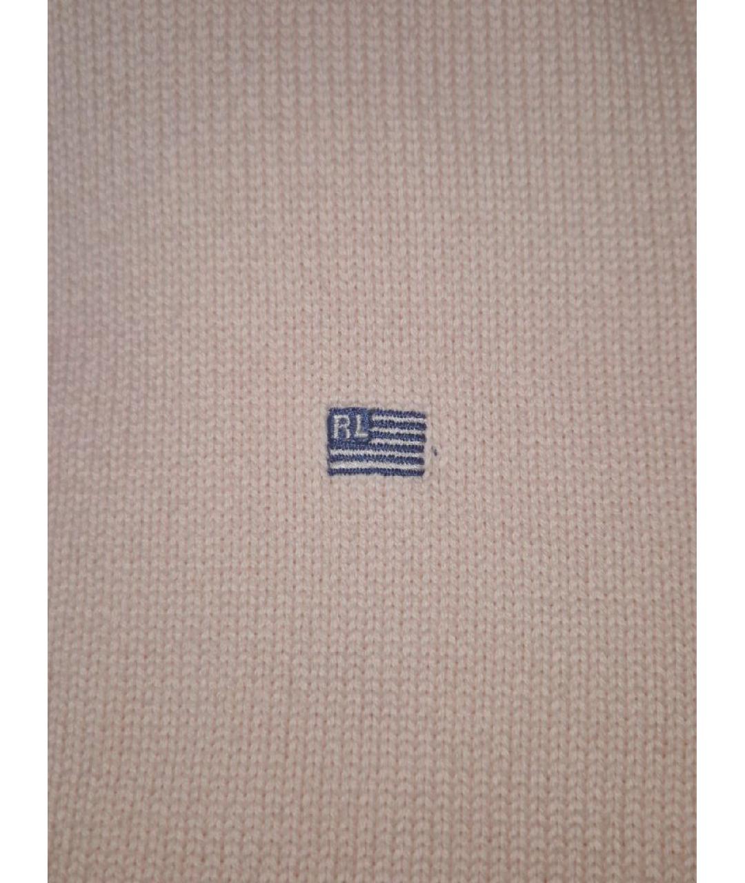 POLO RALPH LAUREN Розовый хлопковый кардиган, фото 3