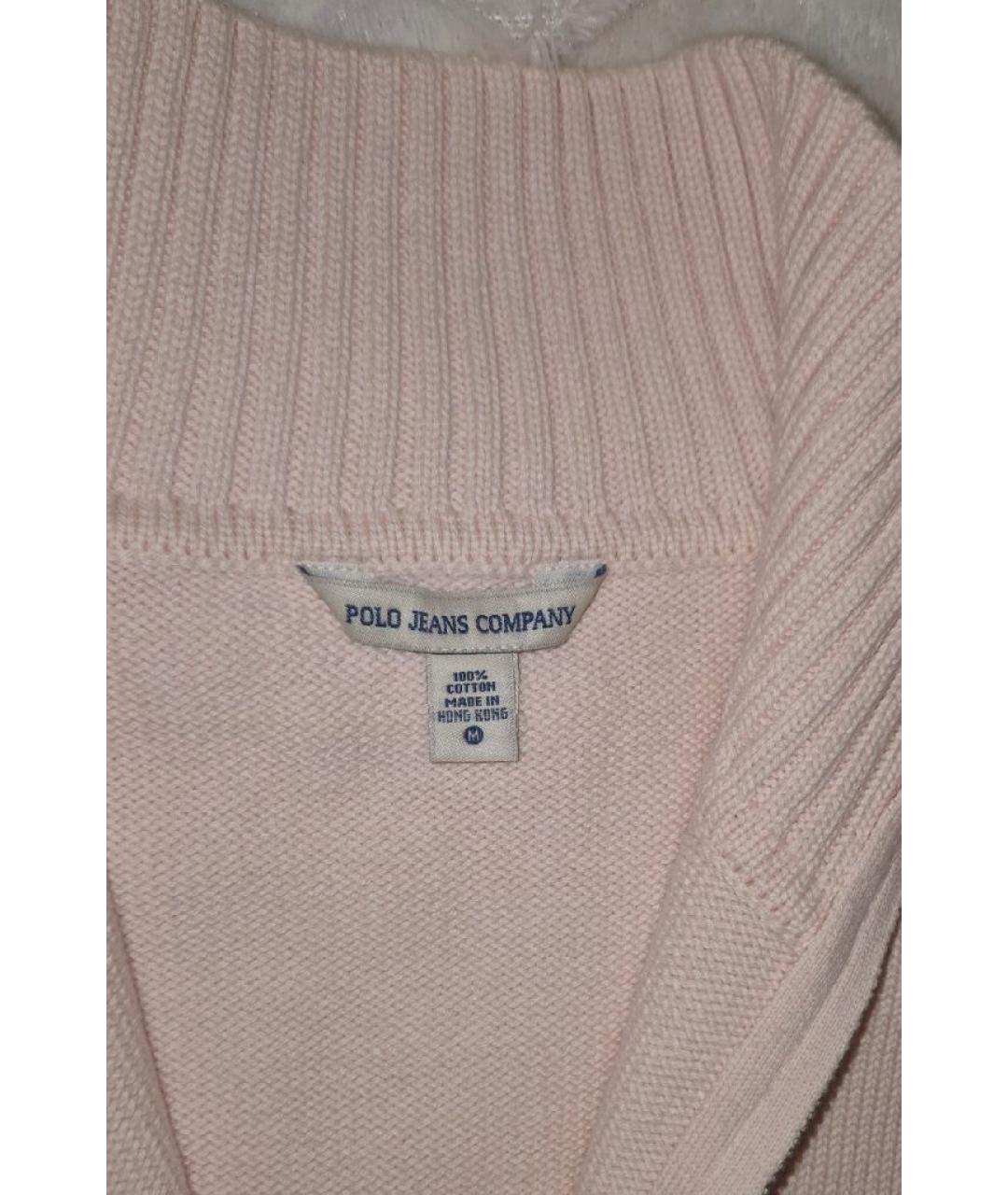 POLO RALPH LAUREN Розовый хлопковый кардиган, фото 7