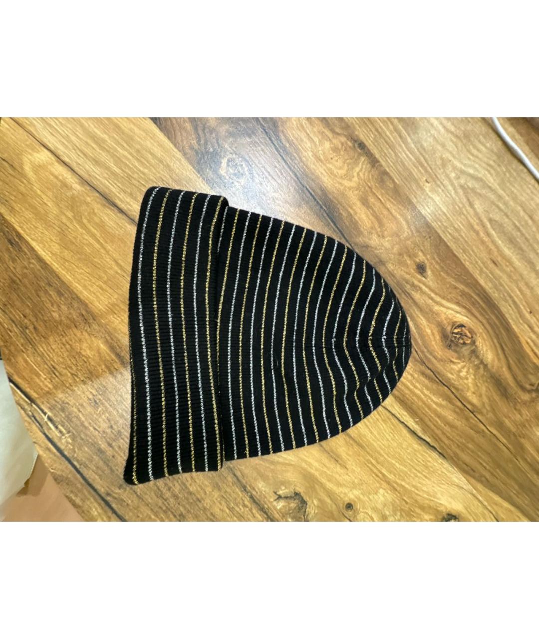 GUCCI Черная шерстяная шапка, фото 2