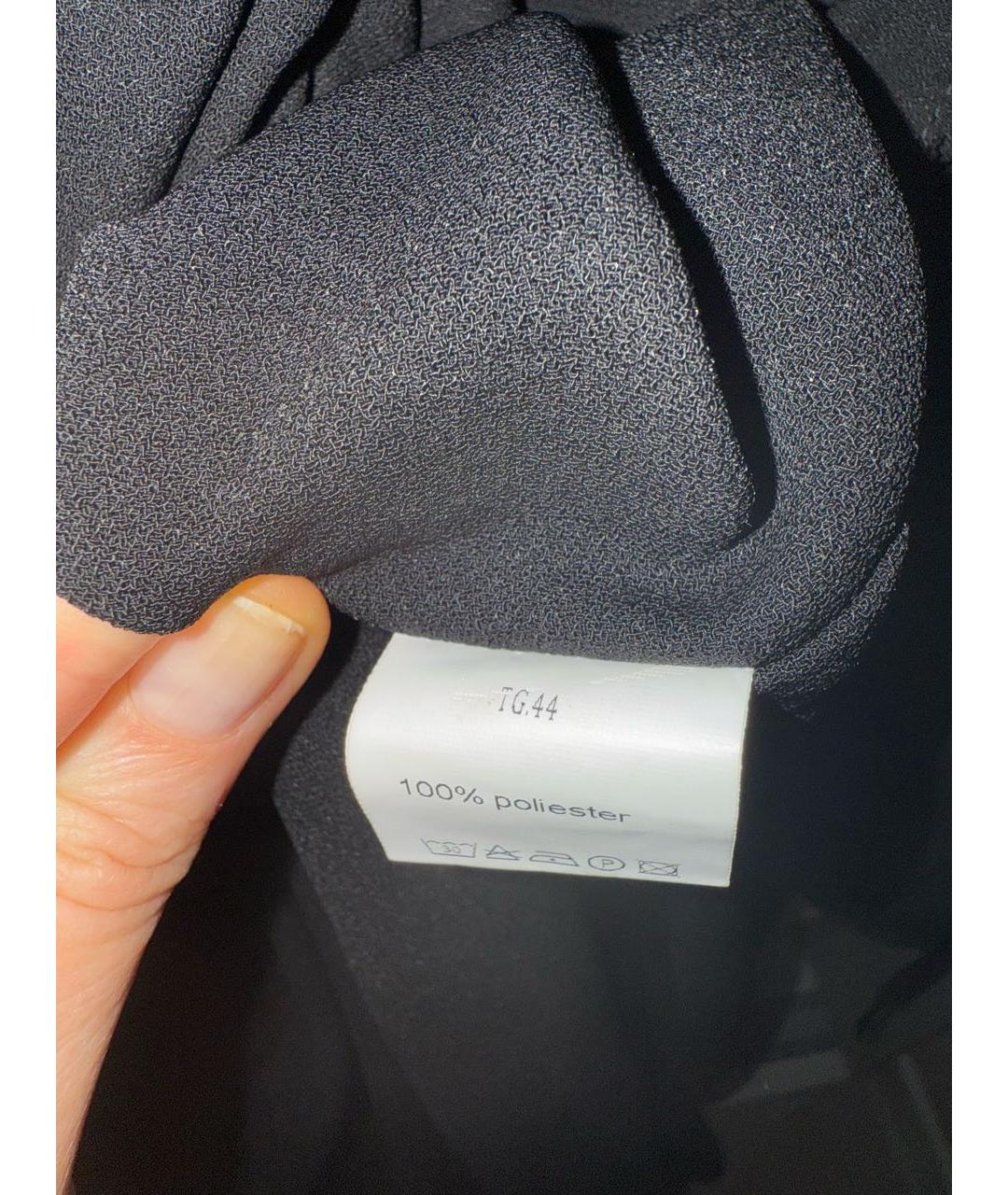 #MUMOFSIX Черное полиэстеровое платье, фото 6