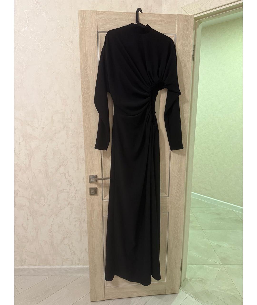 #MUMOFSIX Черное полиэстеровое платье, фото 3