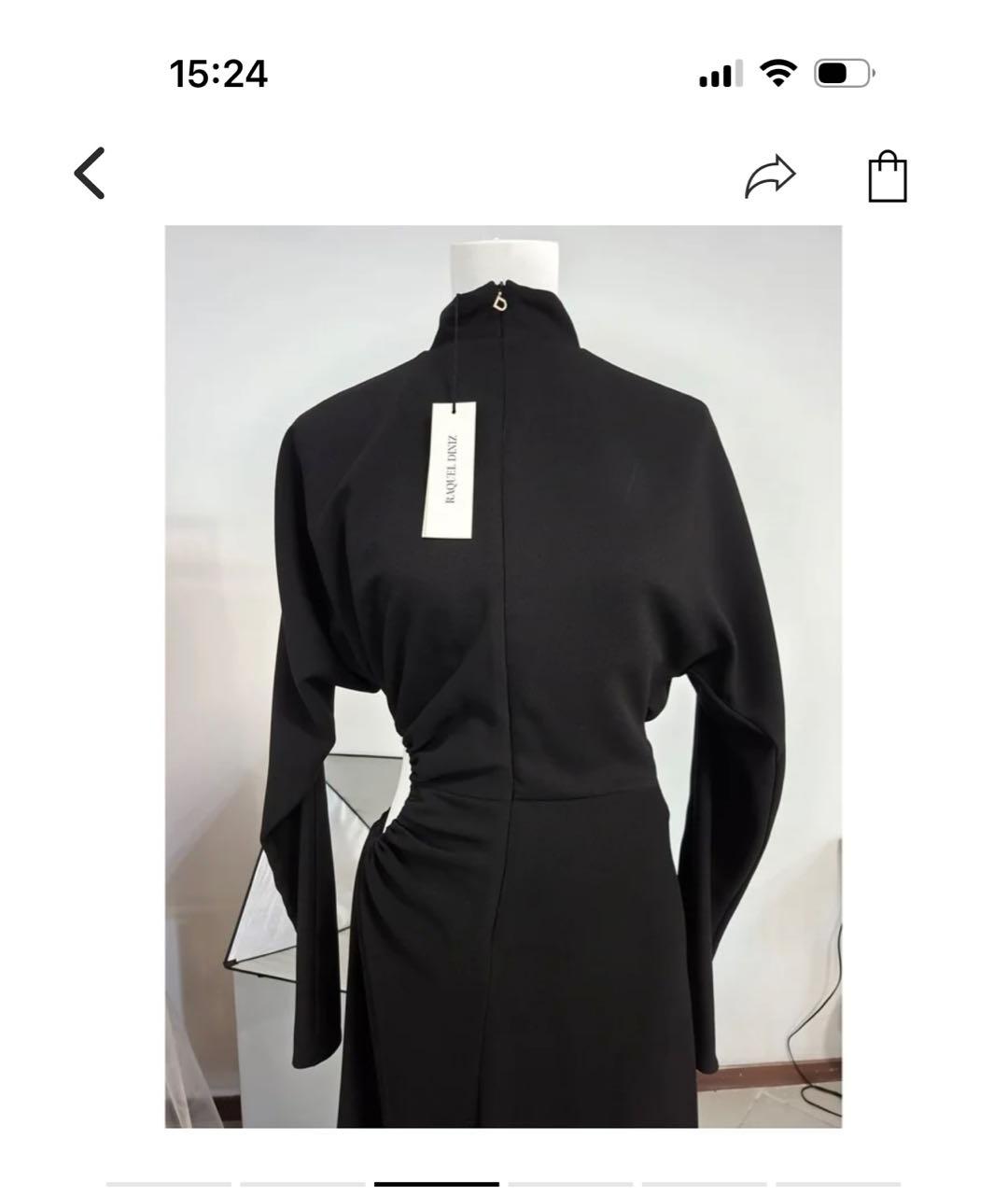 #MUMOFSIX Черное полиэстеровое платье, фото 2