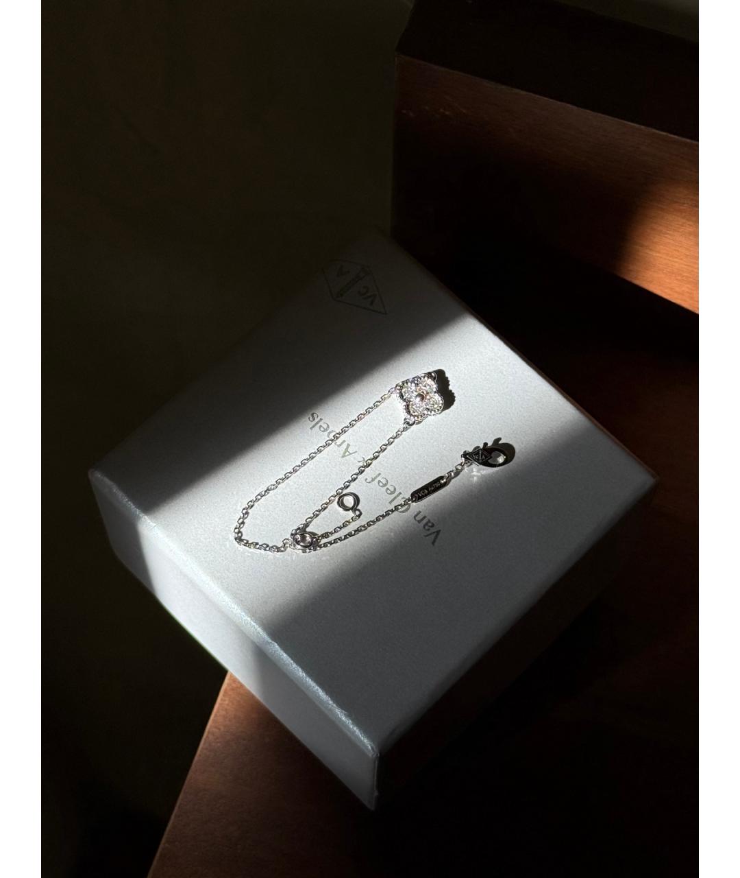 VAN CLEEF & ARPELS Серебрянный браслет из белого золота, фото 4