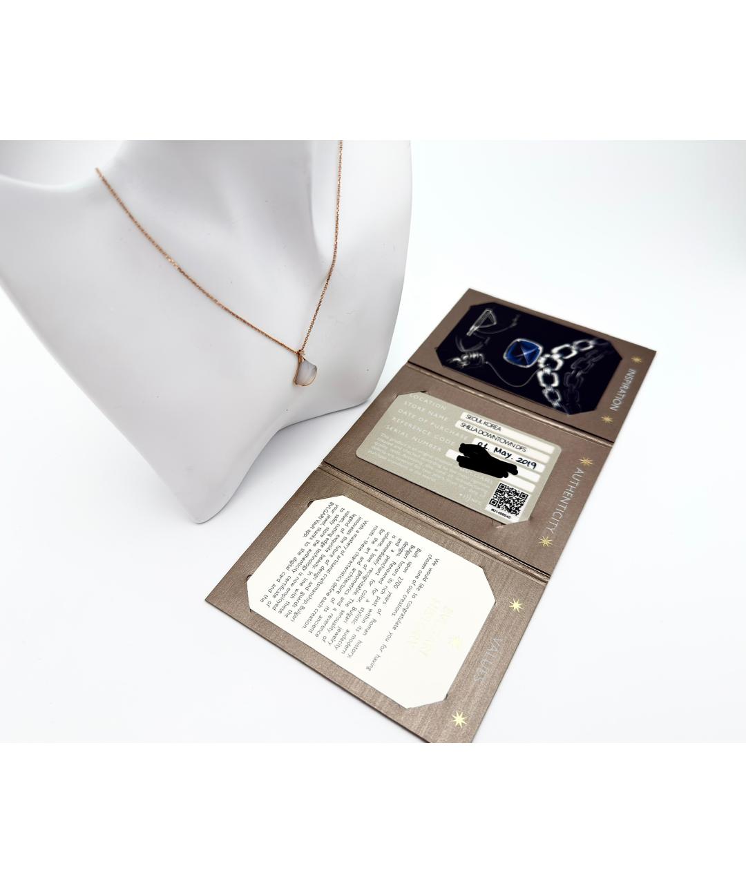 BVLGARI Золотое колье из розового золота, фото 3