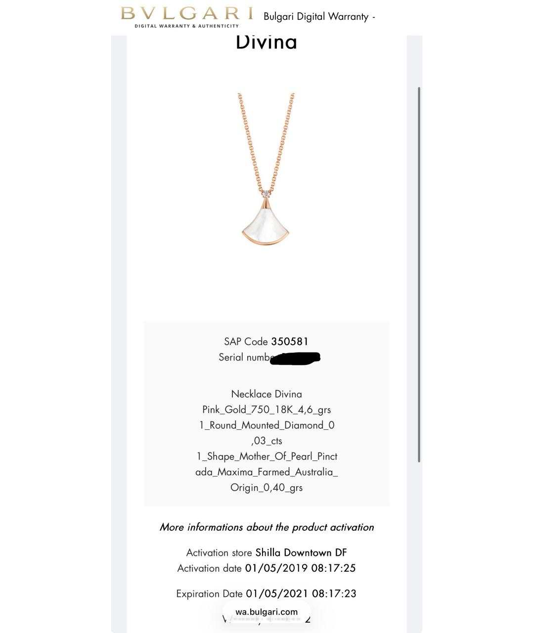 BVLGARI Золотое колье из розового золота, фото 5