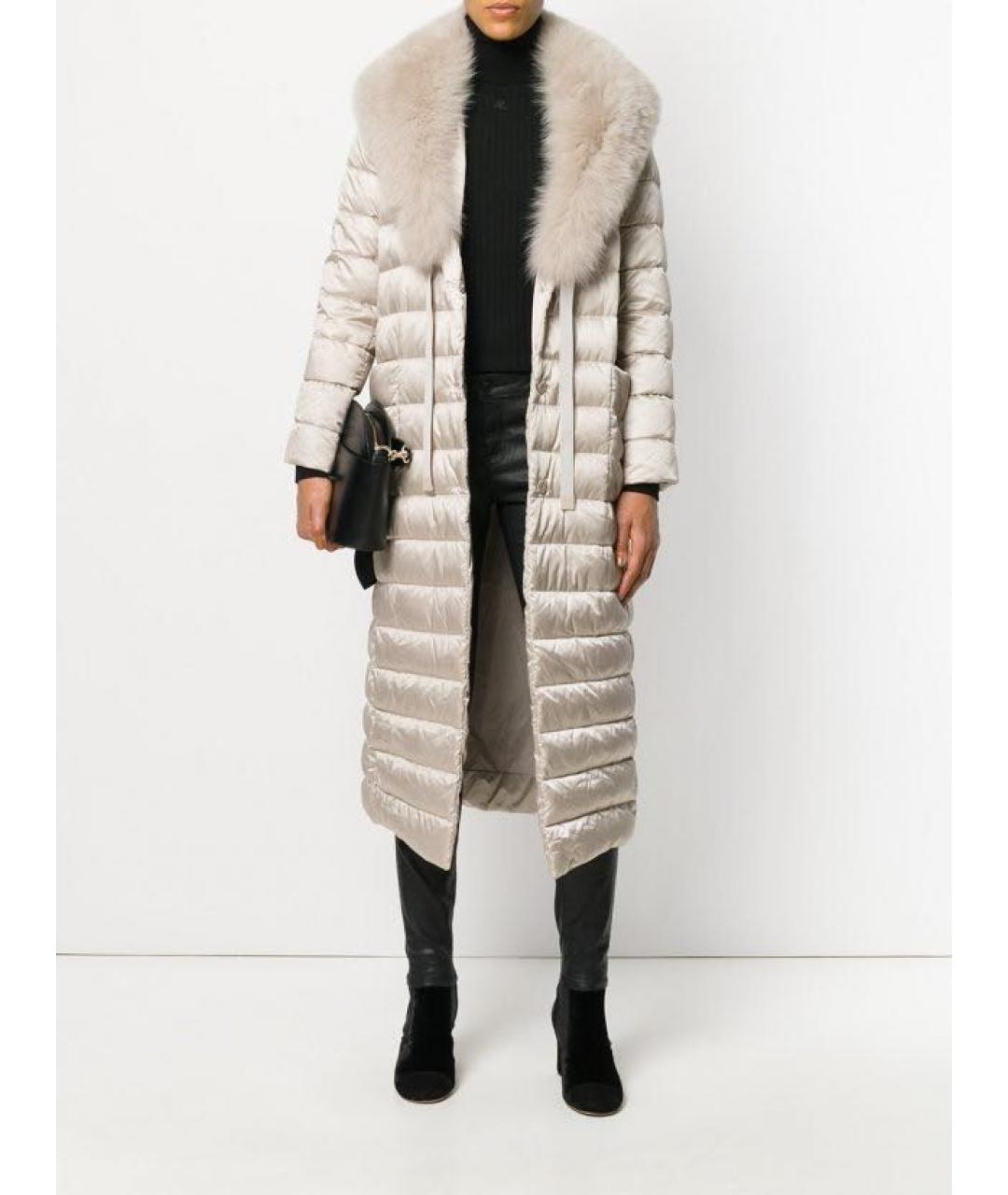 MAX MARA Бежевый пуховик, фото 6