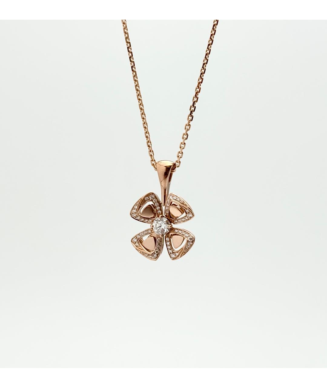 BVLGARI Золотое колье из розового золота, фото 2