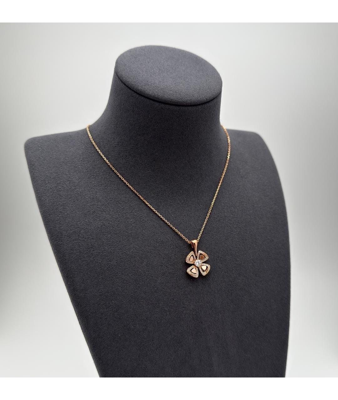 BVLGARI Золотое колье из розового золота, фото 3