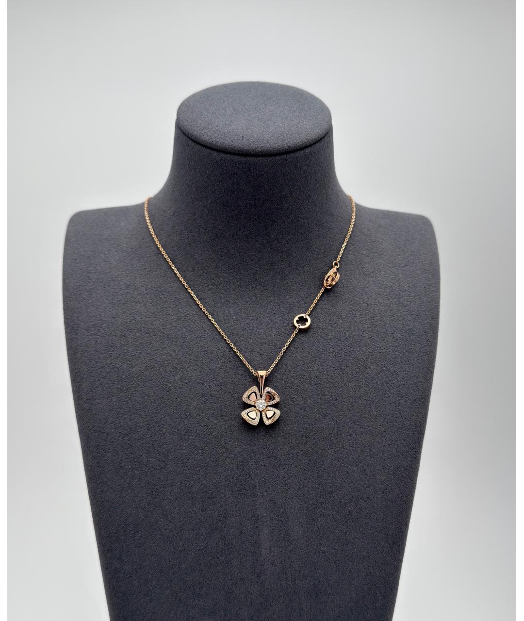 BVLGARI Золотое колье из розового золота, фото 4
