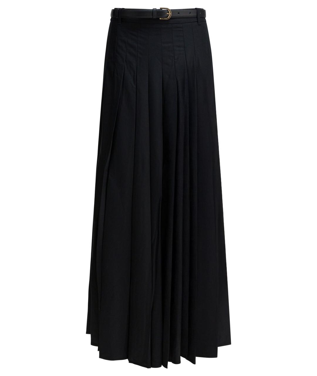 SELF-PORTRAIT Черная полиэстеровая юбка макси, фото 1