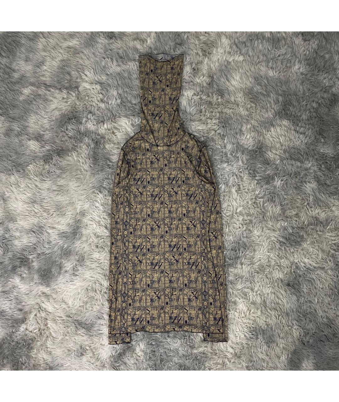 JEAN PAUL GAULTIER Бежевая полиамидовая водолазка, фото 7