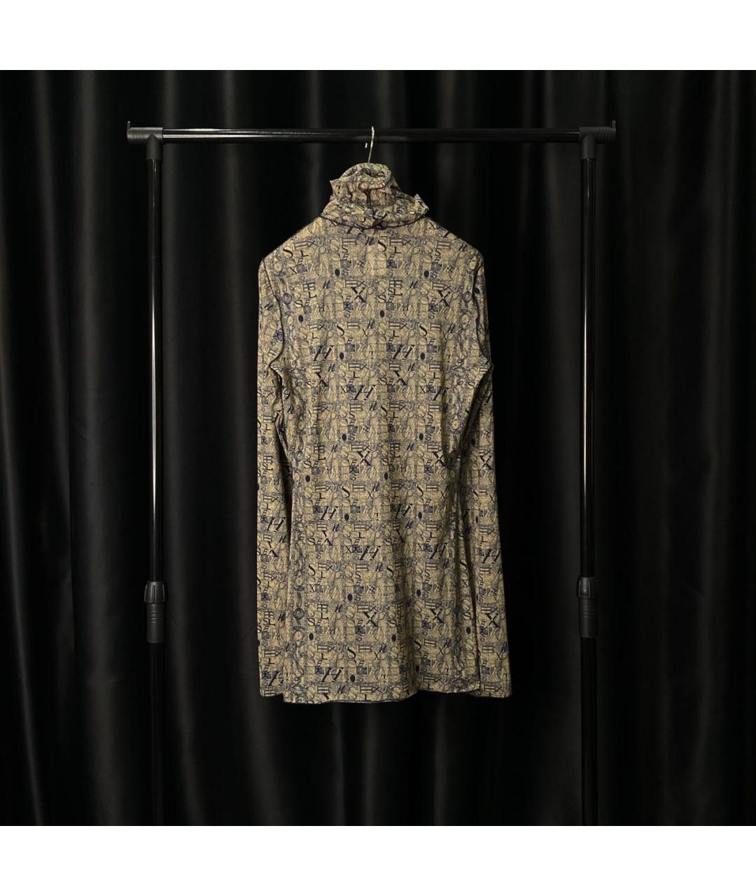 JEAN PAUL GAULTIER Бежевая полиамидовая водолазка, фото 3