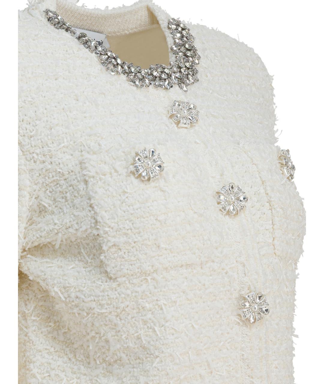 SELF-PORTRAIT Бежевый хлопковый кардиган, фото 5